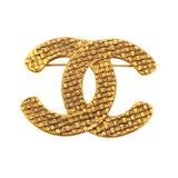 【6jkb0243】シャネル ブローチ ヴィンテージ ココマーク GPメッキ ゴールド【中古】レディース