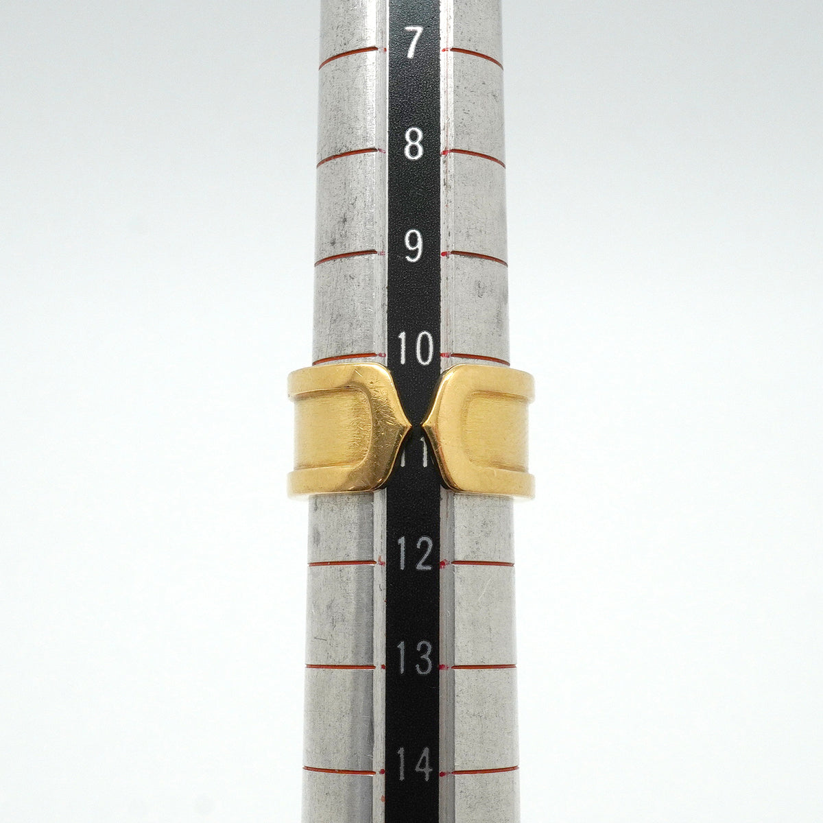 【6jkb0244】カルティエ リング C2/ワイド K18YG イエローゴールド ＃51【中古】レディース