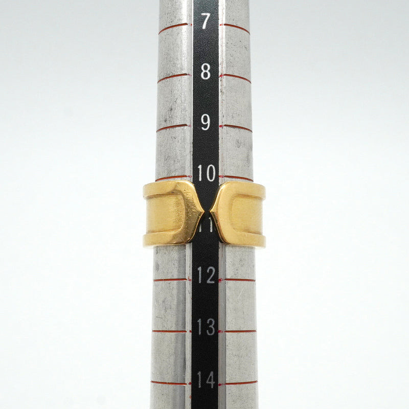 【6jkb0244】カルティエ リング C2/ワイド K18YG イエローゴールド ＃51【中古】レディース