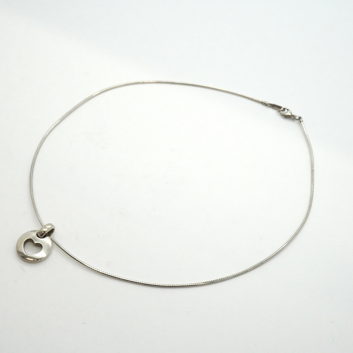 【6jkb0249】ティファニー ネックレス ピアスドハート シルバー925【中古】レディース