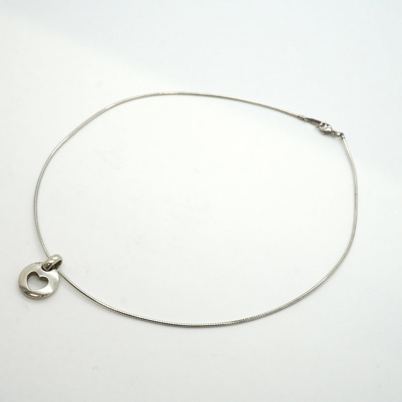 【6jkb0249】ティファニー ネックレス ピアスドハート シルバー925【中古】レディース