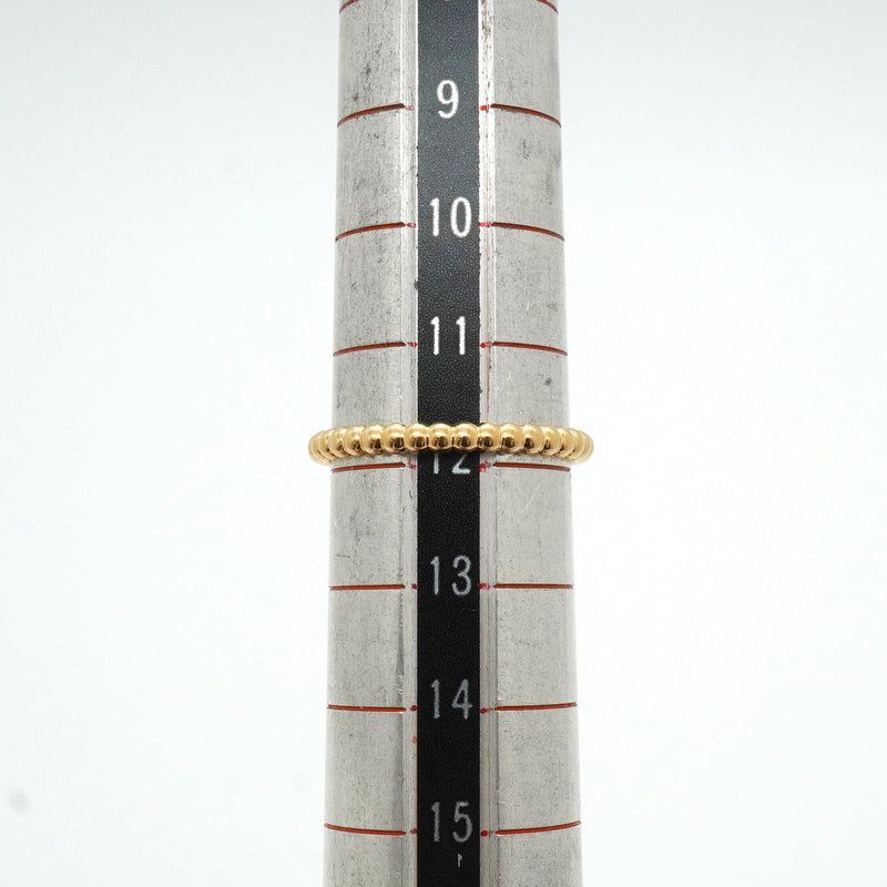【6jkb0261】ヴァンクリーフ＆アーペル リング ペルレ スモール K18YG イエローゴールド ＃52【中古】レディース