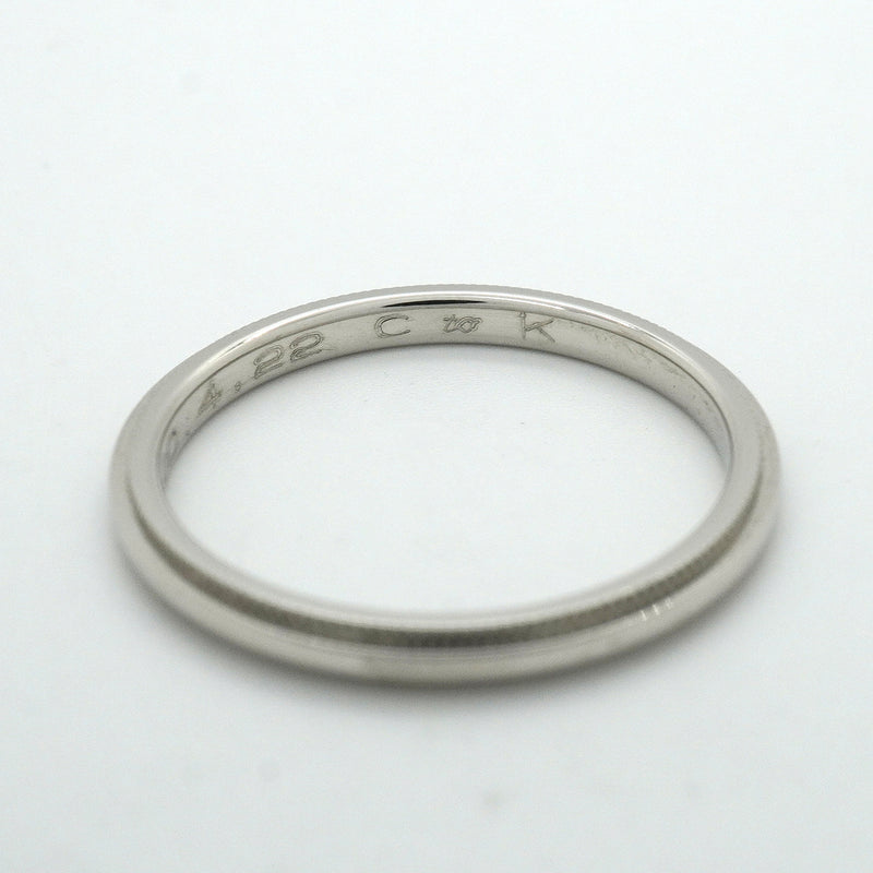【6jkb0264】ティファニー リング ミルグレイン Pt950 プラチナ 16.5号【中古】レディース