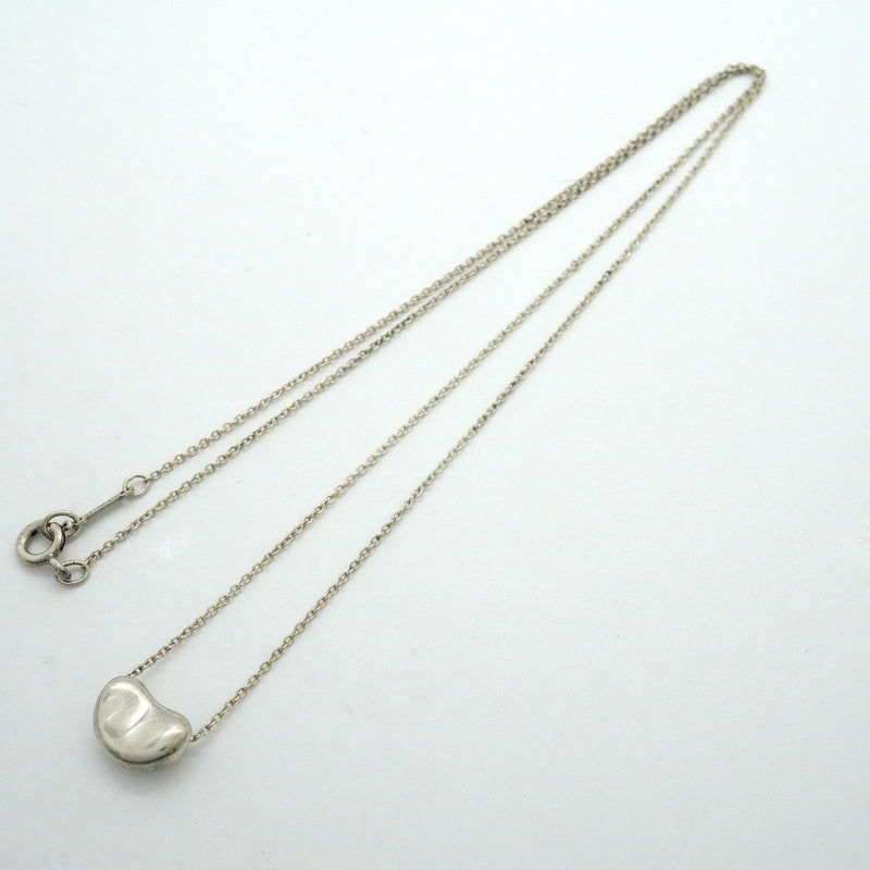 【6jkb0266】ティファニー ネックレス ビーン シルバー925【中古】レディース