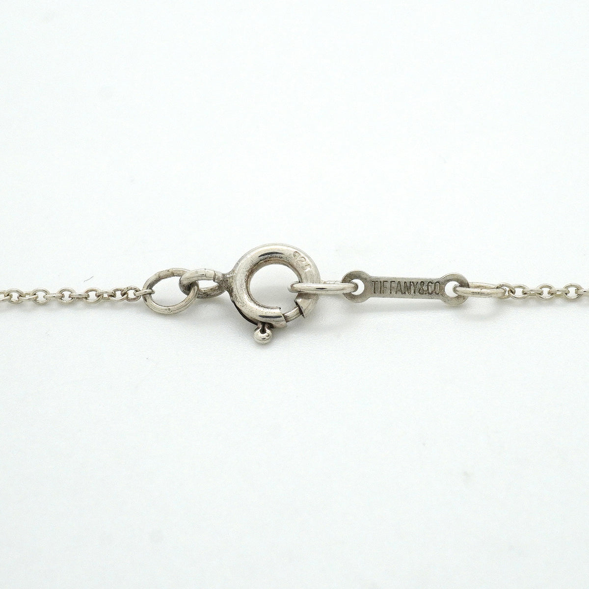 【6jkb0266】ティファニー ネックレス ビーン シルバー925【中古】レディース
