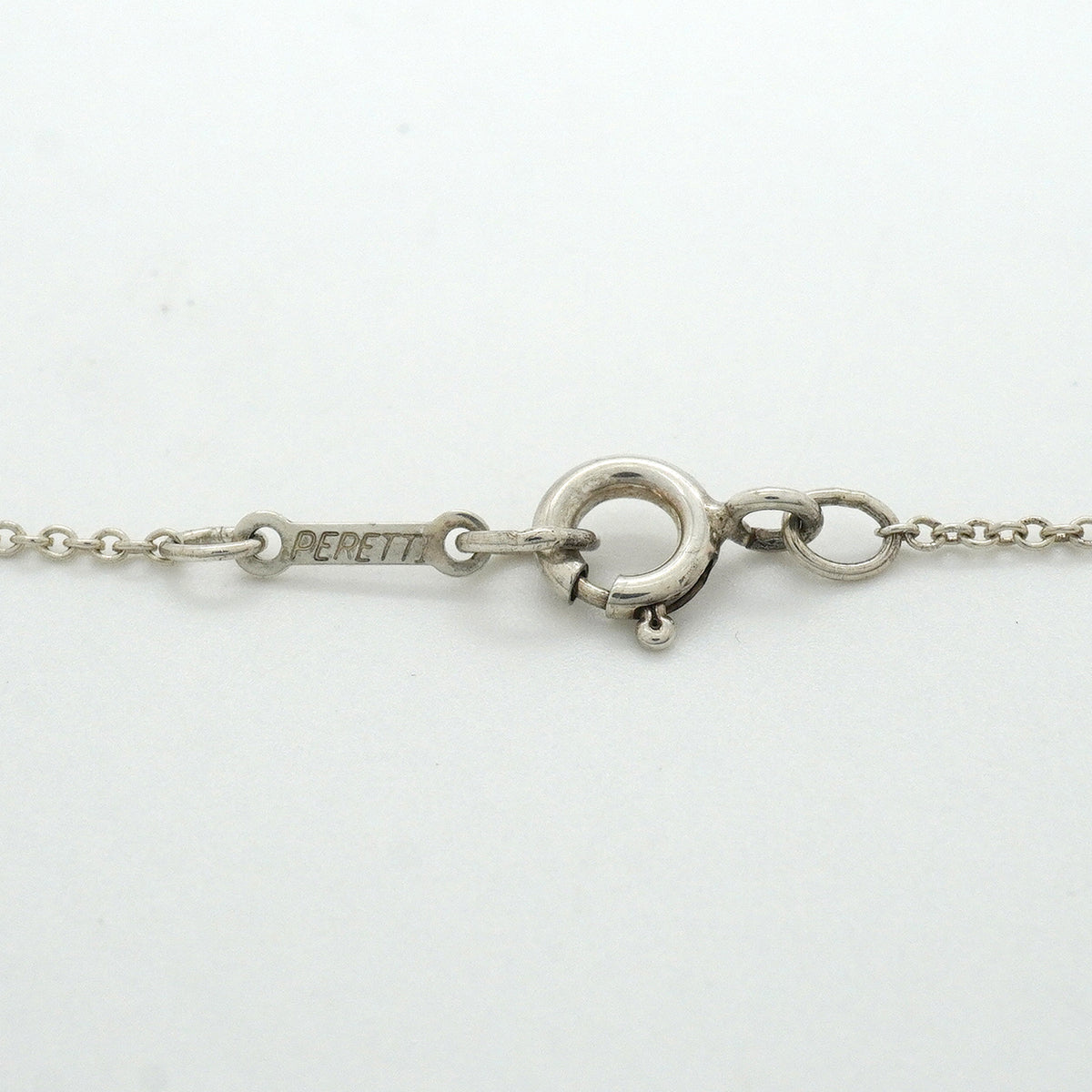 【6jkb0266】ティファニー ネックレス ビーン シルバー925【中古】レディース