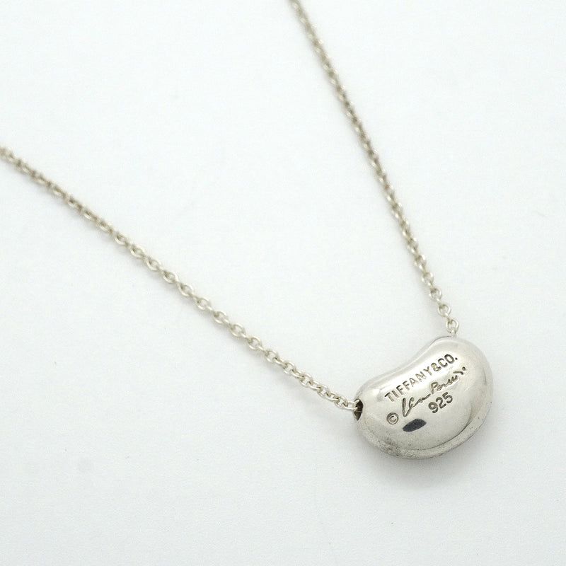【6jkb0266】ティファニー ネックレス ビーン シルバー925【中古】レディース