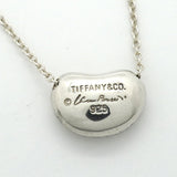 【6jkb0266】ティファニー ネックレス ビーン シルバー925【中古】レディース
