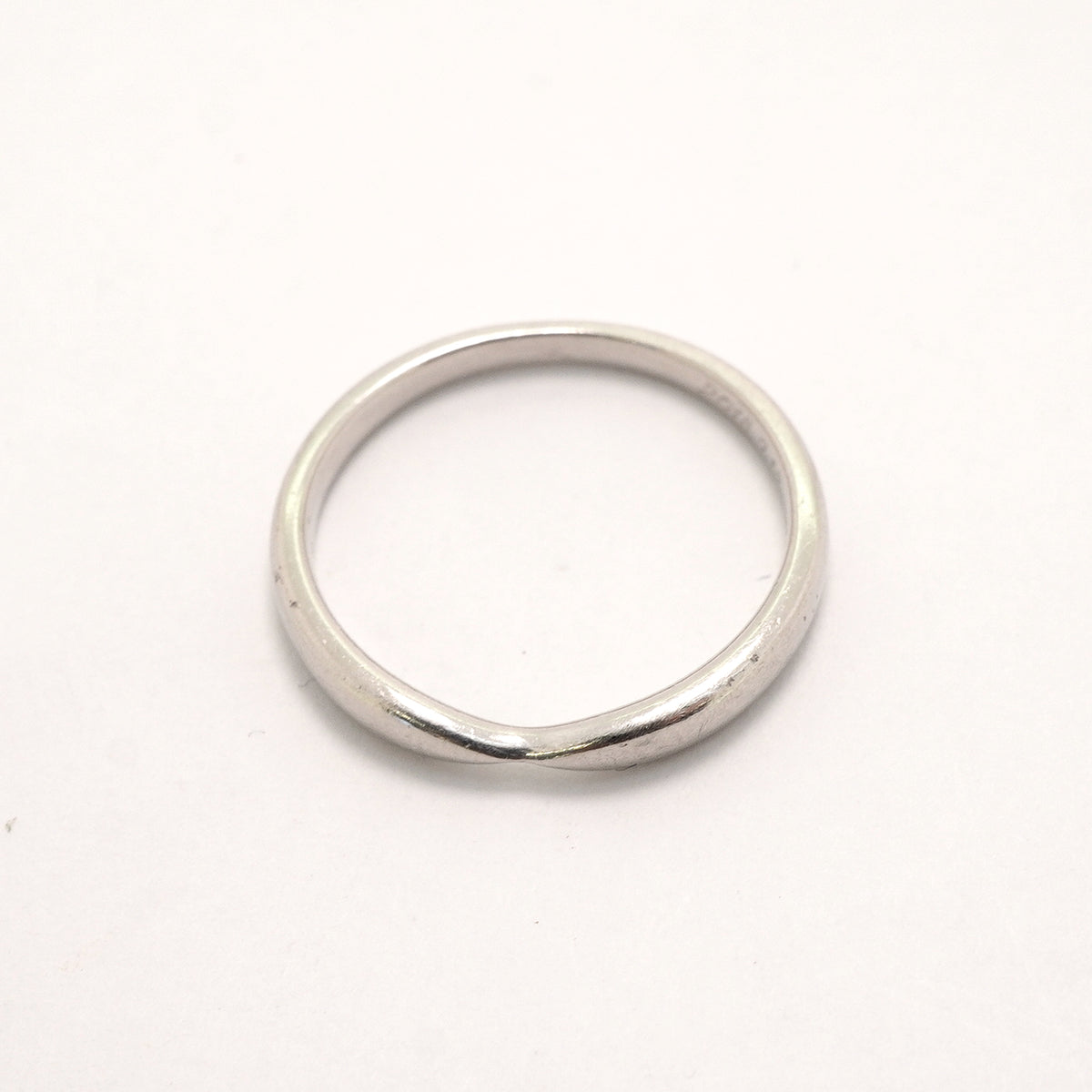 【6jkb0275】ティファニー リング ハーモニー Pt950 プラチナ 14号【中古】レディース