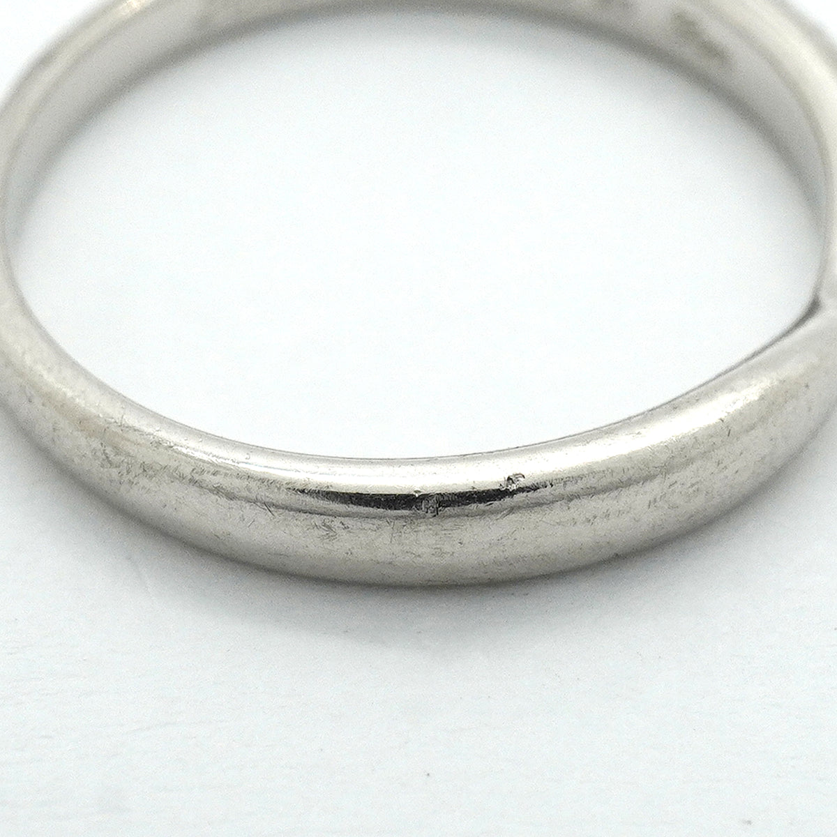 【6jkb0275】ティファニー リング ハーモニー Pt950 プラチナ 14号【中古】レディース