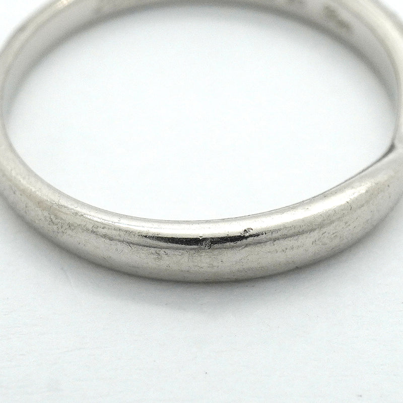 【6jkb0275】ティファニー リング ハーモニー Pt950 プラチナ 14号【中古】レディース