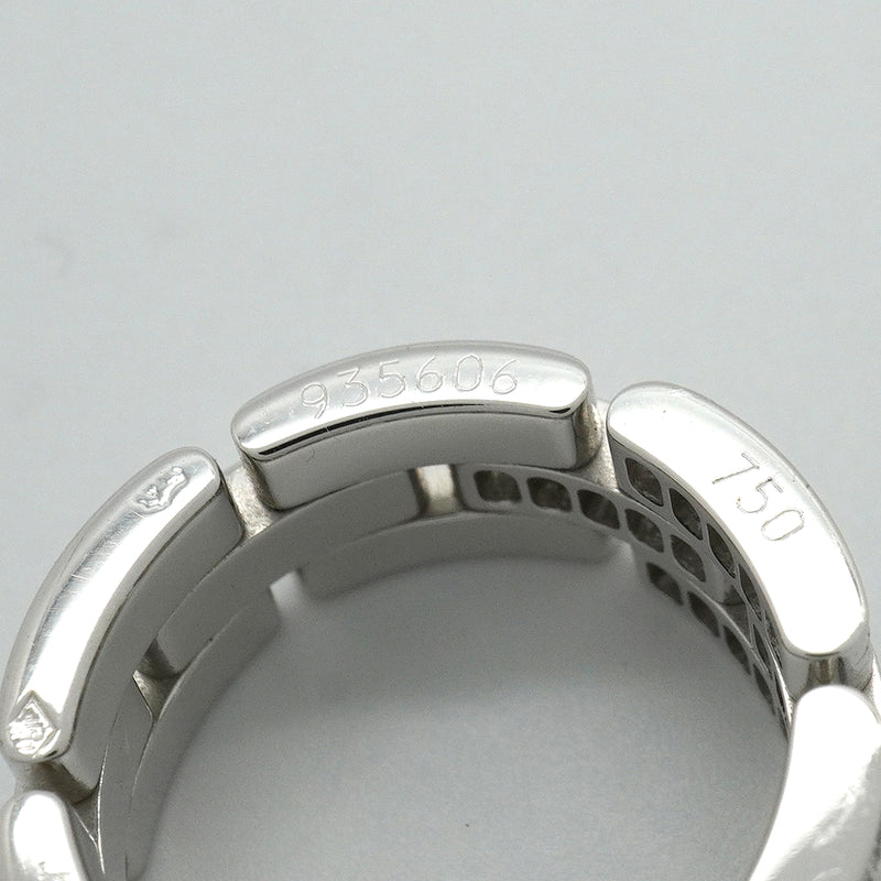 【6jkb0276】カルティエ リング マイヨンパンテール K18WG ホワイトゴールド ダイヤモンド ＃51【中古】レディース