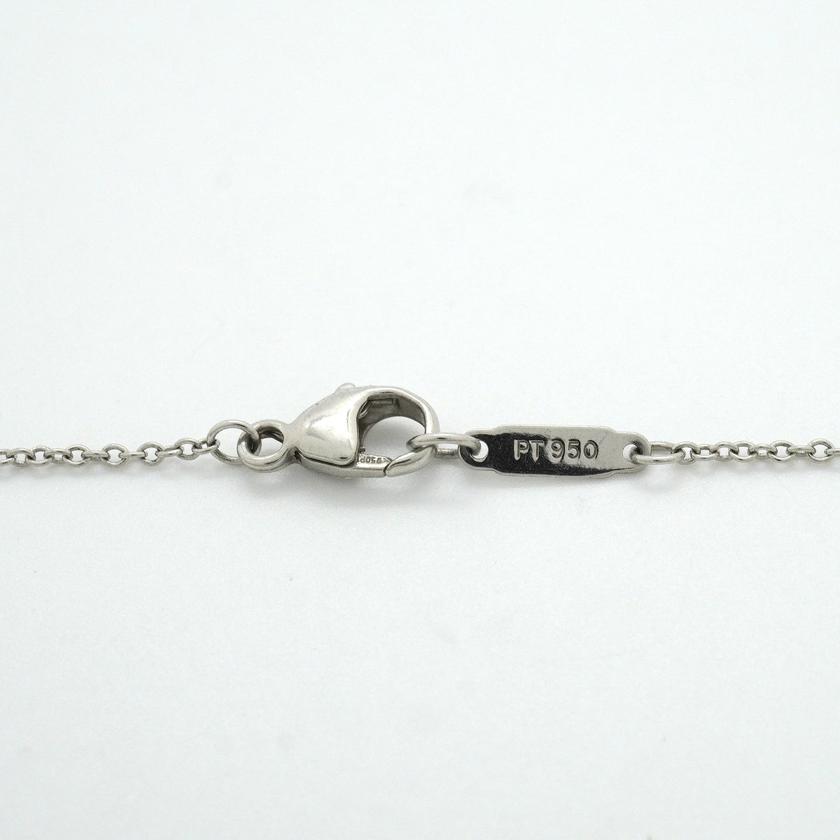 【6jkb0278】ティファニー ネックレス ジャズ/グラジュエイテッド Pt950 プラチナ ダイヤモンド ピンクサファイア【中古】レディース