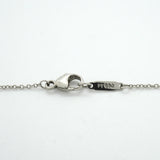 【6jkb0278】ティファニー ネックレス ジャズ/グラジュエイテッド Pt950 プラチナ ダイヤモンド ピンクサファイア【中古】レディース