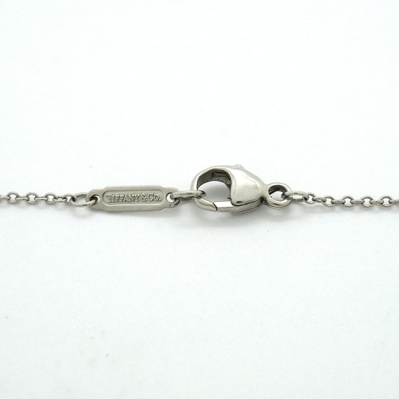 【6jkb0278】ティファニー ネックレス ジャズ/グラジュエイテッド Pt950 プラチナ ダイヤモンド ピンクサファイア【中古】レディース