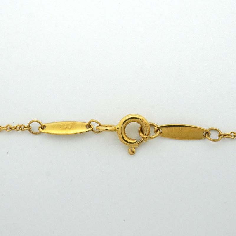 【6jkb0279】ティファニー ネックレス バイザヤード 1PD K18YG イエローゴールド ダイヤモンド【中古】レディース
