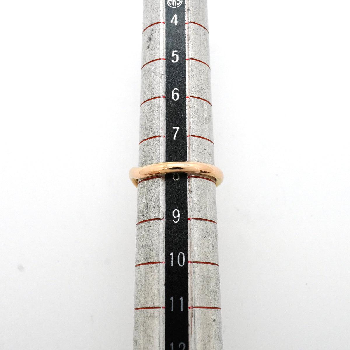 【6jkb0284】ティファニー リング カーブドバンド 1PD K18PG ピンクゴールド ダイヤモンド 8号【中古】レディース