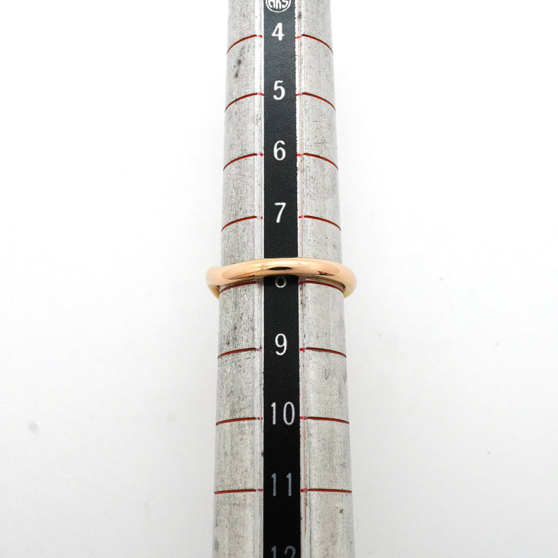 【6jkb0284】ティファニー リング カーブドバンド 1PD K18PG ピンクゴールド ダイヤモンド 8号【中古】レディース