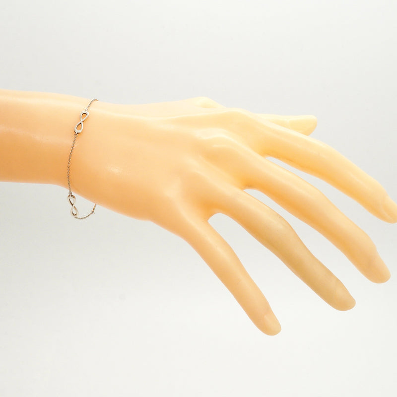 【6jkb0289】ティファニー ブレスレット インフィニティ エンドレス シルバー925【中古】レディース