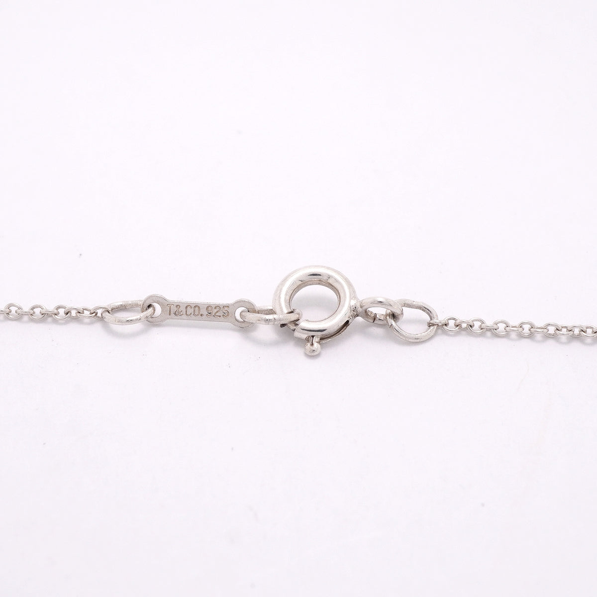 【6jkb0294】ティファニー ネックレス ダブルループ シルバー925【中古】レディース
