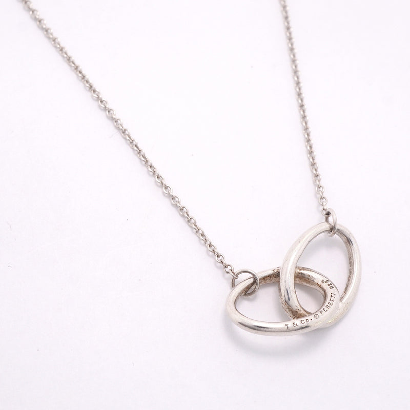 【6jkb0294】ティファニー ネックレス ダブルループ シルバー925【中古】レディース