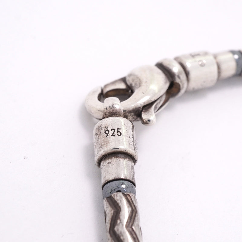 【6jkb0299】ティファニー ネックレス アズテック/ジグザグ シルバー925 ヘマタイト【中古】メンズ レディース ユニセックス