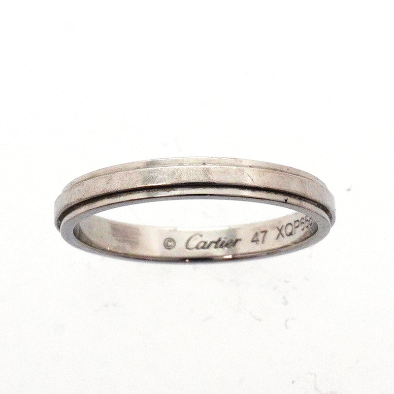 【6jkb0307】カルティエ リング ダムール Pt950 プラチナ ＃47【中古】レディース
