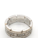 【6jkb0308】カルティエ リング タンクフランセーズ K18WG ホワイトゴールド ダイヤモンド ＃49【中古】レディース