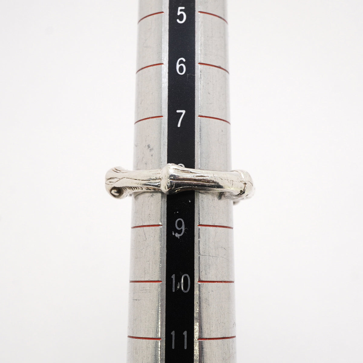 【6jkb0355】ティファニー リング バンブー シルバー925 8号【中古】レディース