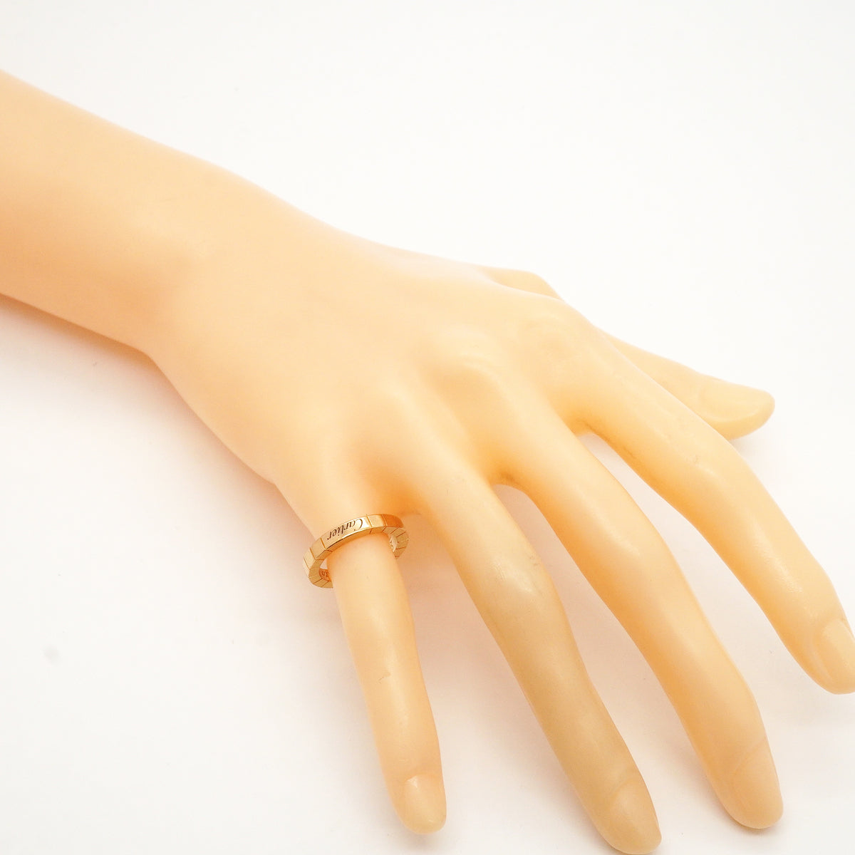 【6jkb0366】カルティエ リング ラニエール K18PG ピンクゴールド ＃49【中古】レディース