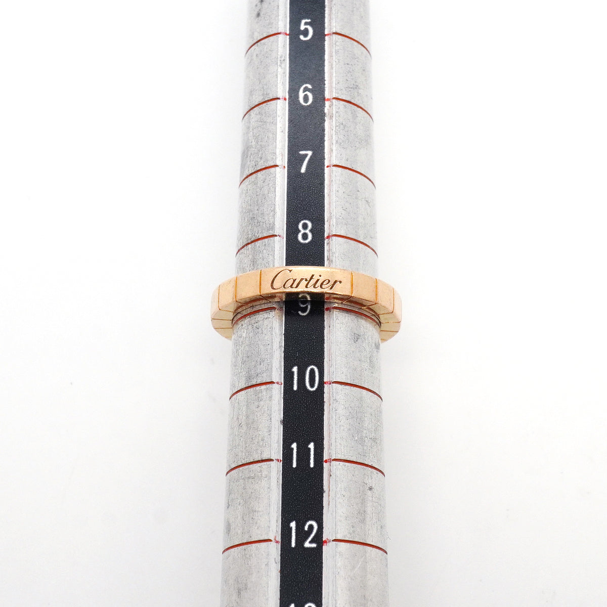 【6jkb0366】カルティエ リング ラニエール K18PG ピンクゴールド ＃49【中古】レディース