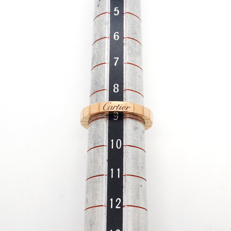 【6jkb0366】カルティエ リング ラニエール K18PG ピンクゴールド ＃49【中古】レディース
