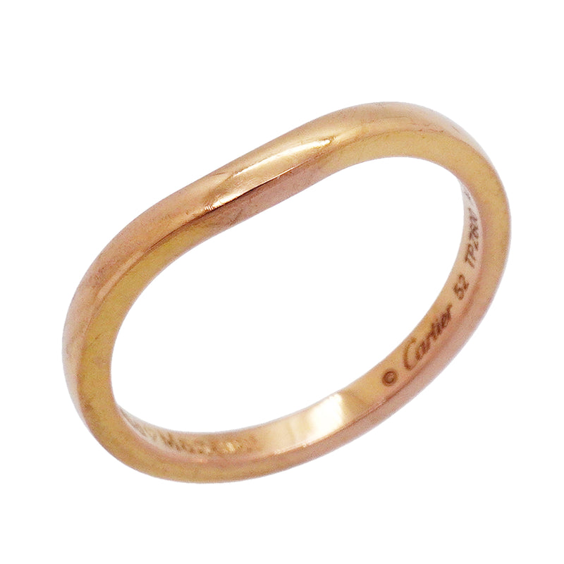 【6jkb0369】カルティエ リング バレリーナ K18PG ピンクゴールド ＃52【中古】レディース