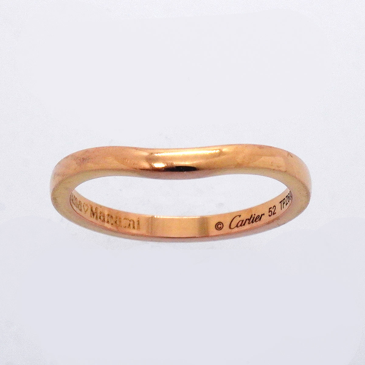【6jkb0369】カルティエ リング バレリーナ K18PG ピンクゴールド ＃52【中古】レディース