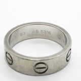 【6jkb0371】カルティエ リング ラブ Pt950 プラチナ ＃53【中古】レディース
