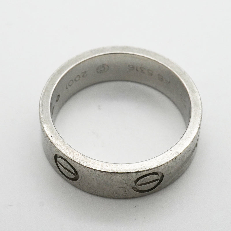 【6jkb0371】カルティエ リング ラブ Pt950 プラチナ ＃53【中古】レディース