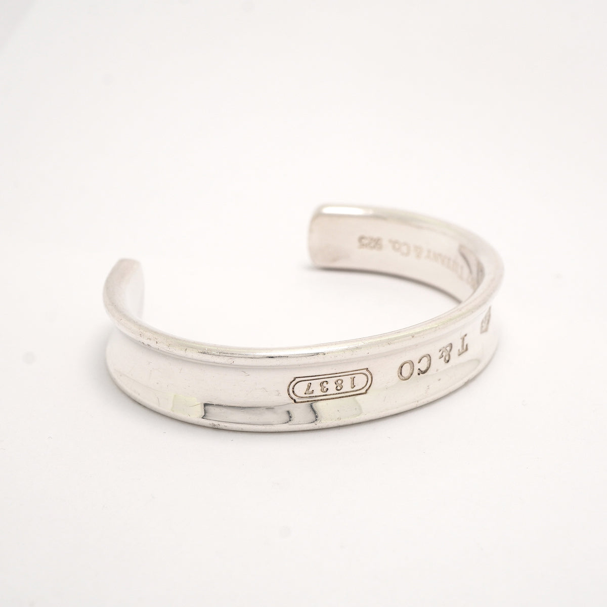 【6jkb0374】ティファニー バングル 1837/ナロー シルバー925【中古】レディース