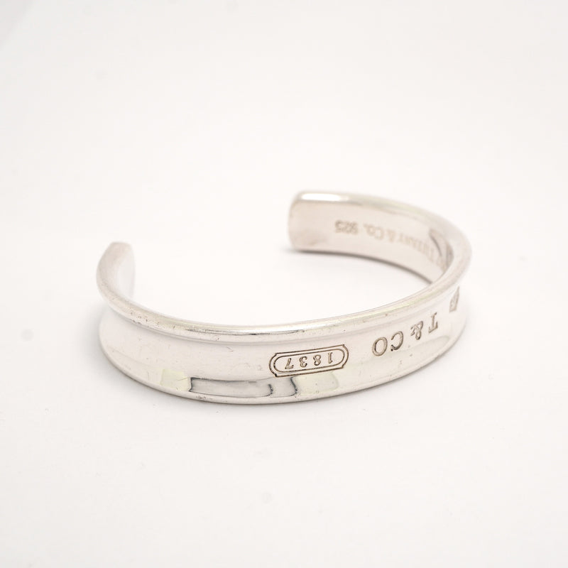 【6jkb0374】ティファニー バングル 1837/ナロー シルバー925【中古】レディース