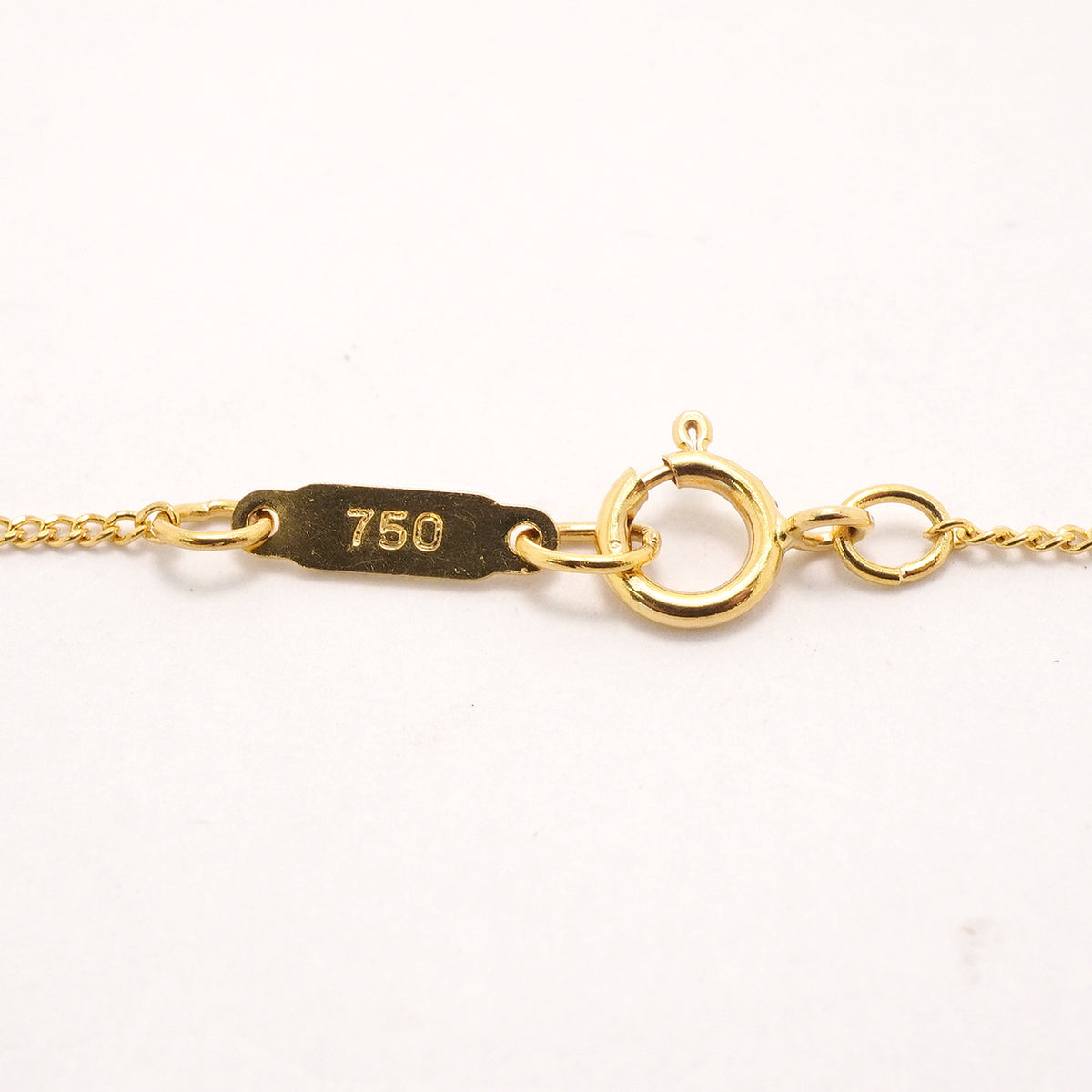 【6jkb0376】ティファニー ネックレス リーフ K18YG イエローゴールド【中古】レディース