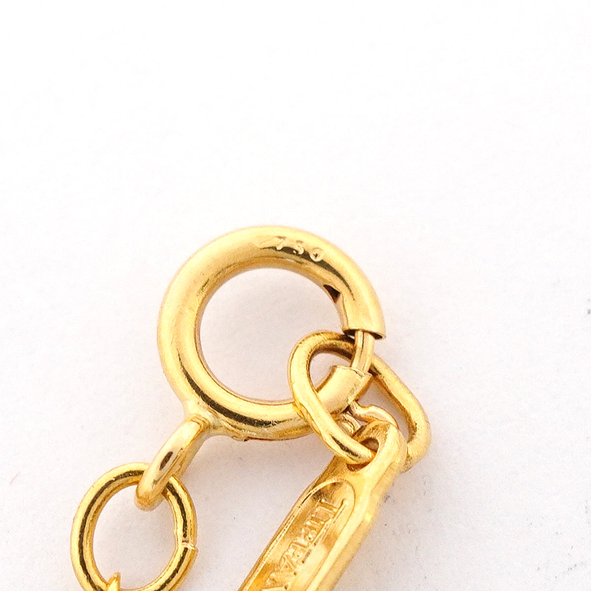 【6jkb0376】ティファニー ネックレス リーフ K18YG イエローゴールド【中古】レディース