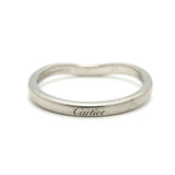 【6jkb0382】カルティエ リング バレリーナ Pt950 プラチナ ダイヤモンド ＃52【中古】レディース