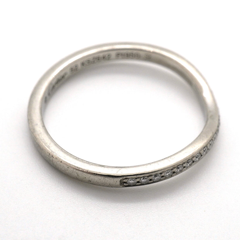 【6jkb0382】カルティエ リング バレリーナ Pt950 プラチナ ダイヤモンド ＃52【中古】レディース