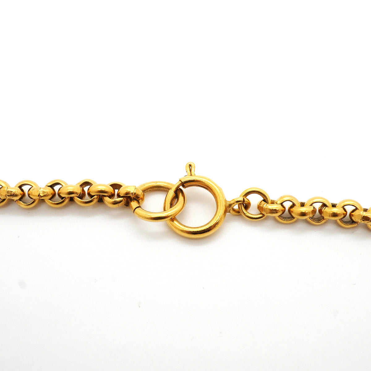 【6jkb0383】シャネル ネックレス ヴィンテージ ココマーク ハートモチーフ GPメッキ ゴールド【中古】レディース