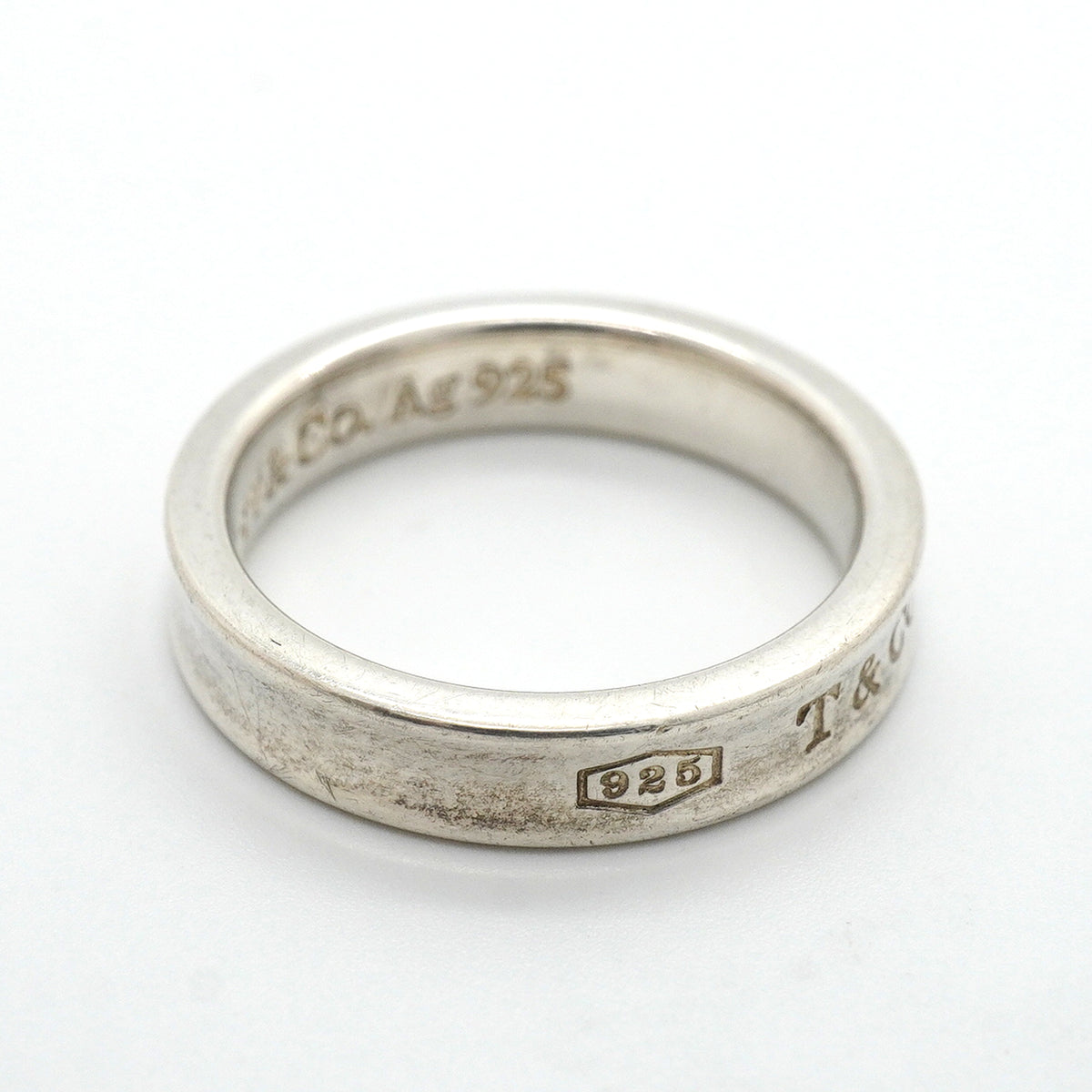 【6jkb0384】ティファニー リング ナロー シルバー925 10号【中古】レディース