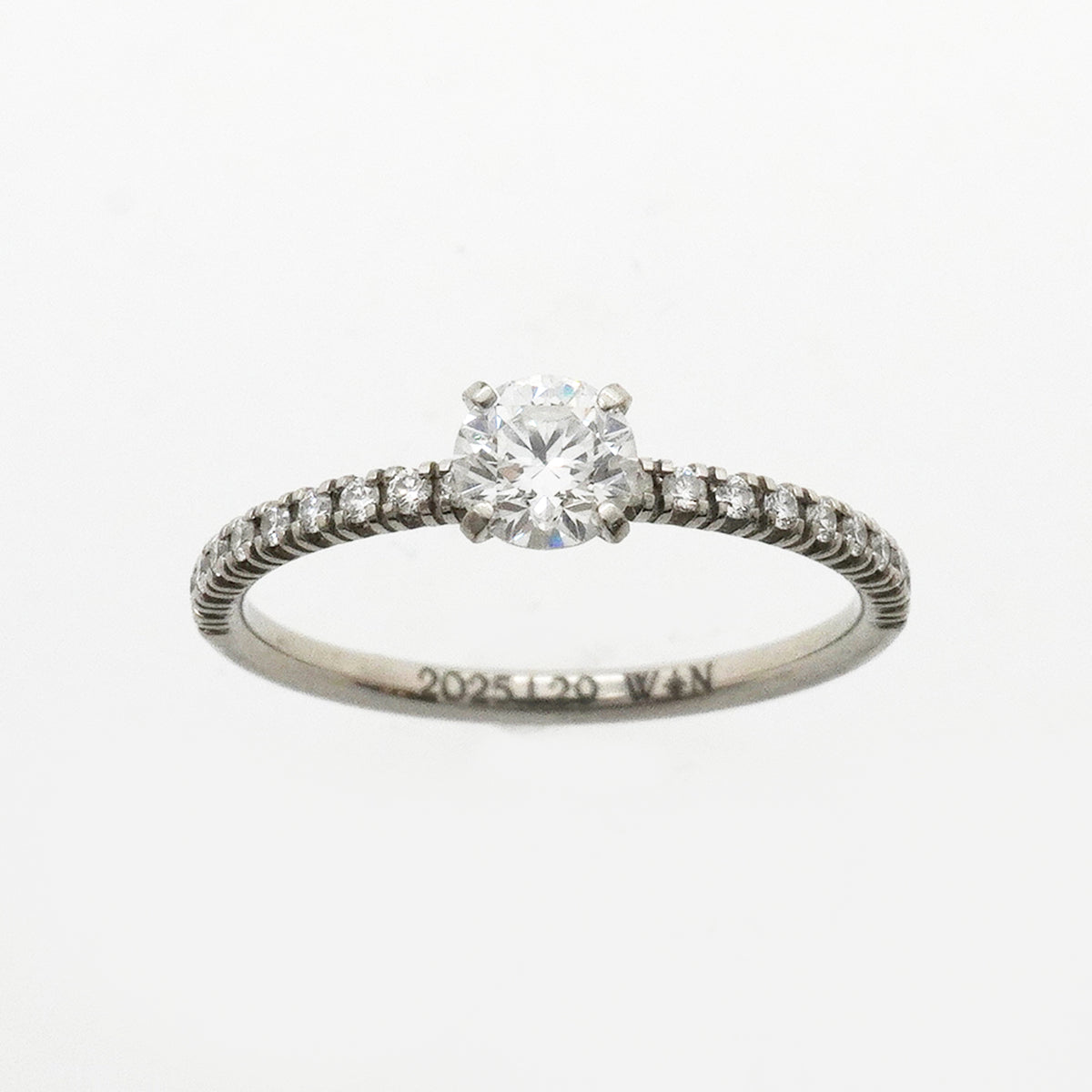 【6jkb0387】カルティエ リング エタンセルドゥ Pt950 プラチナ ダイヤモンド 0.31ct ＃49【中古】レディース