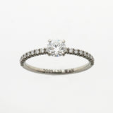 【6jkb0387】カルティエ リング エタンセルドゥ Pt950 プラチナ ダイヤモンド 0.31ct ＃49【中古】レディース