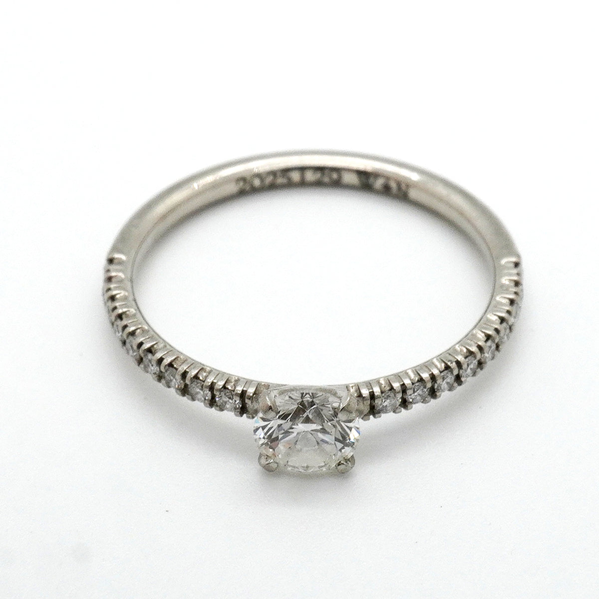 【6jkb0387】カルティエ リング エタンセルドゥ Pt950 プラチナ ダイヤモンド 0.31ct ＃49【中古】レディース