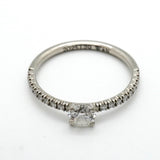 【6jkb0387】カルティエ リング エタンセルドゥ Pt950 プラチナ ダイヤモンド 0.31ct ＃49【中古】レディース