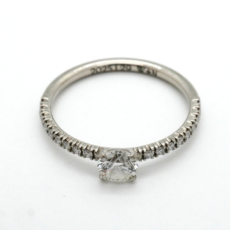 【6jkb0387】カルティエ リング エタンセルドゥ Pt950 プラチナ ダイヤモンド 0.31ct ＃49【中古】レディース