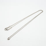 【6jkb0388】ティファニー ネックレス バイザヤード 1PD シルバー925 ダイヤモンド【中古】レディース